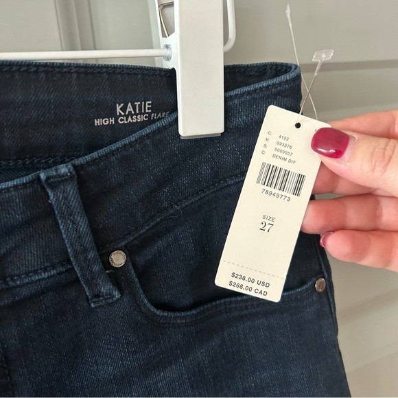 NWT Anthropologie Fidelity Katie High Rise Flare Jeans - Picture 4 of 5